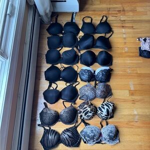 Victoria’s Secret Black Bra Lot 34DD